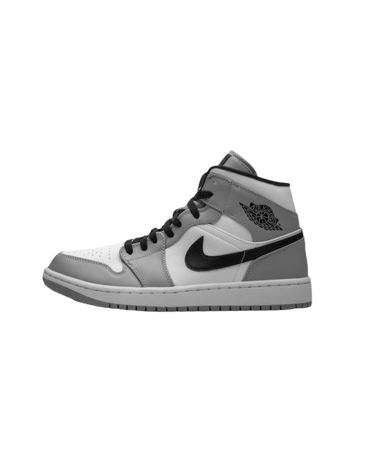 AIR JORDAN 1 MID GS 'LIGHT SMOKE GREY'