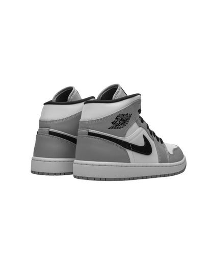 AIR JORDAN 1 MID GS 'LIGHT SMOKE GREY'